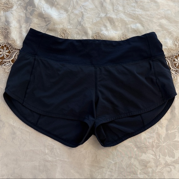 Lululemon Athletica Navy Athletic Shorts - Picture 1 of 3